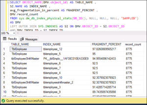 Tsql To Find Index Fragmentation In Sql Server Our Tech Ideas