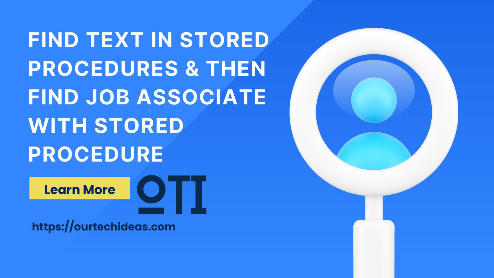 Find text in Stored Procedures & then find JOB associate with Stored Procedure