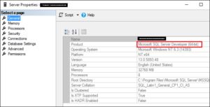 Check SQL Server Version & license details | Our Tech Ideas