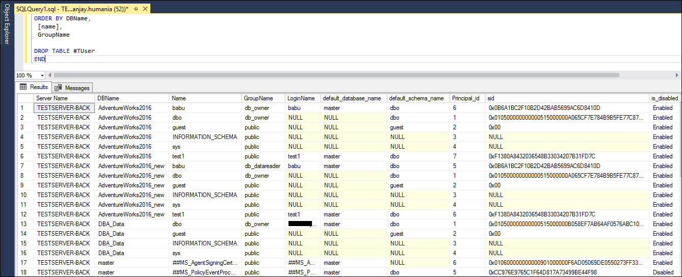 List all Login, User & DB Role in SQL Server | Our Tech Ideas