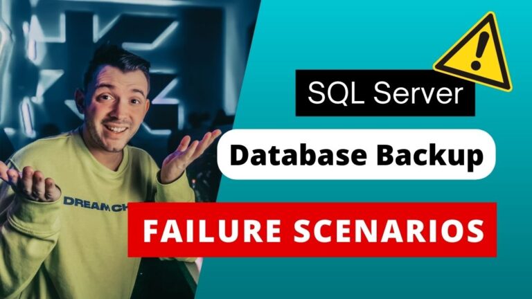 SQL Server Database Backup Failure Scenarios | Our Tech Ideas